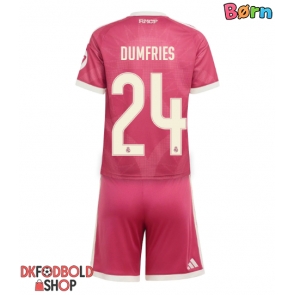 Real Madrid Denzel Dumfries #24 Tredje trøje Børn 2026-27 Kort ærmer (+ korte bukser)